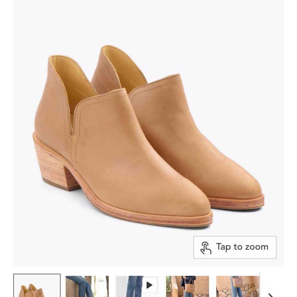 Nisolo Tan Ankle Boots Sz 8.5
